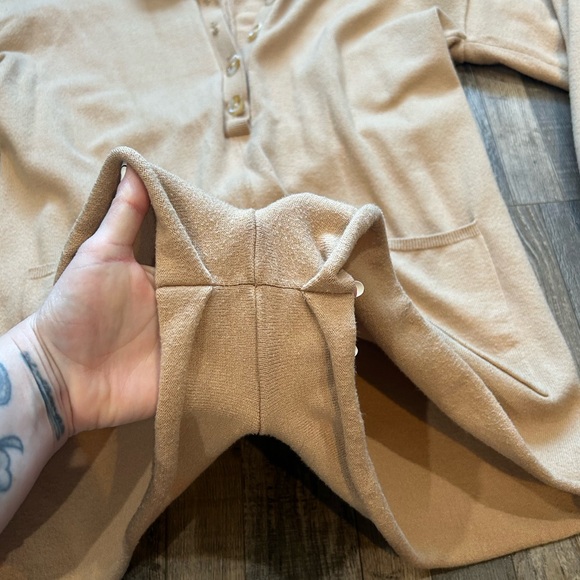 Show Me Your MuMu Camel Knit Romper - Picture 5 of 7